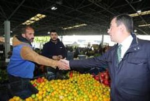 AK PARTİ KEÇİÖREN İLÇE BAŞKANLIĞI ESNAF VE PAZAR YERİ ZİYARETLERİ