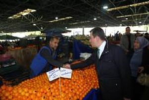 AK PARTİ KEÇİÖREN İLÇE BAŞKANLIĞI ESNAF VE PAZAR YERİ ZİYARETLERİ