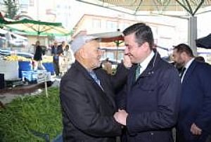 AK PARTİ KEÇİÖREN İLÇE BAŞKANLIĞI ESNAF VE PAZAR YERİ ZİYARETLERİ