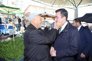 AK PARTİ KEÇİÖREN İLÇE BAŞKANLIĞI ESNAF VE PAZAR YERİ ZİYARETLERİ