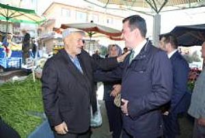 AK PARTİ KEÇİÖREN İLÇE BAŞKANLIĞI ESNAF VE PAZAR YERİ ZİYARETLERİ