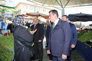 AK PARTİ KEÇİÖREN İLÇE BAŞKANLIĞI ESNAF VE PAZAR YERİ ZİYARETLERİ