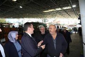 AK PARTİ KEÇİÖREN İLÇE BAŞKANLIĞI ESNAF VE PAZAR YERİ ZİYARETLERİ