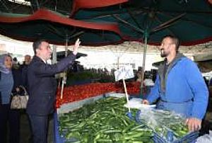 AK PARTİ KEÇİÖREN İLÇE BAŞKANLIĞI ESNAF VE PAZAR YERİ ZİYARETLERİ