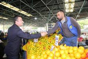 AK PARTİ KEÇİÖREN İLÇE BAŞKANLIĞI ESNAF VE PAZAR YERİ ZİYARETLERİ