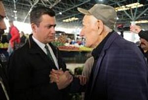 AK PARTİ KEÇİÖREN İLÇE BAŞKANLIĞI ESNAF VE PAZAR YERİ ZİYARETLERİ