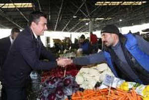 AK PARTİ KEÇİÖREN İLÇE BAŞKANLIĞI ESNAF VE PAZAR YERİ ZİYARETLERİ