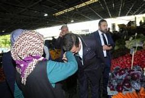 AK PARTİ KEÇİÖREN İLÇE BAŞKANLIĞI ESNAF VE PAZAR YERİ ZİYARETLERİ