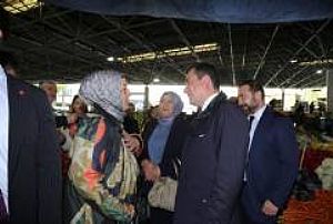 AK PARTİ KEÇİÖREN İLÇE BAŞKANLIĞI ESNAF VE PAZAR YERİ ZİYARETLERİ