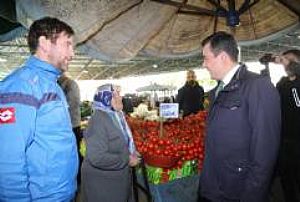 AK PARTİ KEÇİÖREN İLÇE BAŞKANLIĞI ESNAF VE PAZAR YERİ ZİYARETLERİ