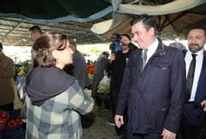 AK PARTİ KEÇİÖREN İLÇE BAŞKANLIĞI ESNAF VE PAZAR YERİ ZİYARETLERİ