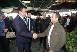 AK PARTİ KEÇİÖREN İLÇE BAŞKANLIĞI ESNAF VE PAZAR YERİ ZİYARETLERİ