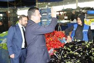 AK PARTİ KEÇİÖREN İLÇE BAŞKANLIĞI ESNAF VE PAZAR YERİ ZİYARETLERİ