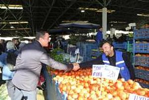 AK PARTİ KEÇİÖREN İLÇE BAŞKANLIĞI ESNAF VE PAZAR YERİ ZİYARETLERİ