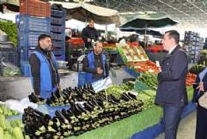 AK PARTİ KEÇİÖREN İLÇE BAŞKANLIĞI ESNAF VE PAZAR YERİ ZİYARETLERİ