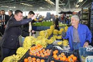 AK PARTİ KEÇİÖREN İLÇE BAŞKANLIĞI ESNAF VE PAZAR YERİ ZİYARETLERİ