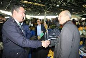 AK PARTİ KEÇİÖREN İLÇE BAŞKANLIĞI ESNAF VE PAZAR YERİ ZİYARETLERİ