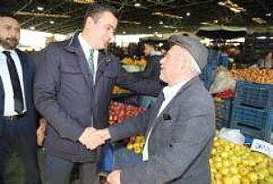 AK PARTİ KEÇİÖREN İLÇE BAŞKANLIĞI ESNAF VE PAZAR YERİ ZİYARETLERİ