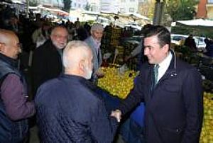AK PARTİ KEÇİÖREN İLÇE BAŞKANLIĞI ESNAF VE PAZAR YERİ ZİYARETLERİ
