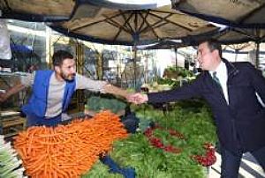 AK PARTİ KEÇİÖREN İLÇE BAŞKANLIĞI ESNAF VE PAZAR YERİ ZİYARETLERİ