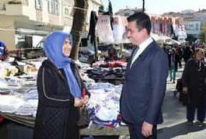 AK PARTİ KEÇİÖREN İLÇE BAŞKANLIĞI ESNAF VE PAZAR YERİ ZİYARETLERİ