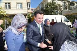 AK PARTİ KEÇİÖREN İLÇE BAŞKANLIĞI ESNAF VE PAZAR YERİ ZİYARETLERİ