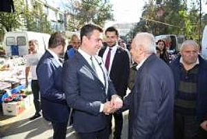 AK PARTİ KEÇİÖREN İLÇE BAŞKANLIĞI ESNAF VE PAZAR YERİ ZİYARETLERİ