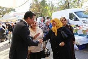 AK PARTİ KEÇİÖREN İLÇE BAŞKANLIĞI ESNAF VE PAZAR YERİ ZİYARETLERİ