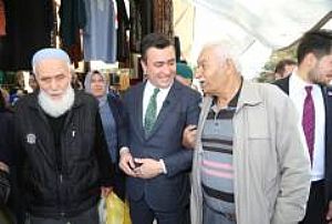 AK PARTİ KEÇİÖREN İLÇE BAŞKANLIĞI ESNAF VE PAZAR YERİ ZİYARETLERİ