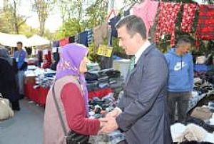 AK PARTİ KEÇİÖREN İLÇE BAŞKANLIĞI ESNAF VE PAZAR YERİ ZİYARETLERİ