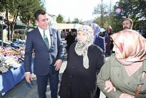 AK PARTİ KEÇİÖREN İLÇE BAŞKANLIĞI ESNAF VE PAZAR YERİ ZİYARETLERİ