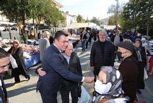 AK PARTİ KEÇİÖREN İLÇE BAŞKANLIĞI ESNAF VE PAZAR YERİ ZİYARETLERİ