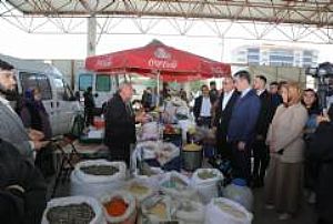 ŞEREFLİKOÇHİSAR ESNAF VE PAZAR YERİ ZİYARETLERİ