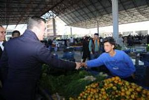 ŞEREFLİKOÇHİSAR ESNAF VE PAZAR YERİ ZİYARETLERİ