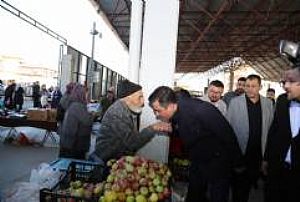 ŞEREFLİKOÇHİSAR ESNAF VE PAZAR YERİ ZİYARETLERİ