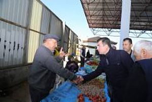 ŞEREFLİKOÇHİSAR ESNAF VE PAZAR YERİ ZİYARETLERİ