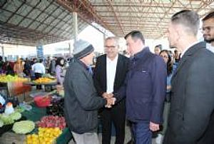 ŞEREFLİKOÇHİSAR ESNAF VE PAZAR YERİ ZİYARETLERİ