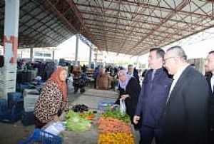 ŞEREFLİKOÇHİSAR ESNAF VE PAZAR YERİ ZİYARETLERİ