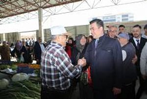 ŞEREFLİKOÇHİSAR ESNAF VE PAZAR YERİ ZİYARETLERİ