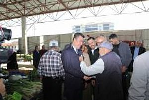 ŞEREFLİKOÇHİSAR ESNAF VE PAZAR YERİ ZİYARETLERİ