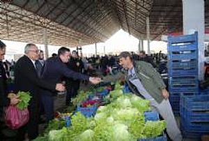 ŞEREFLİKOÇHİSAR ESNAF VE PAZAR YERİ ZİYARETLERİ