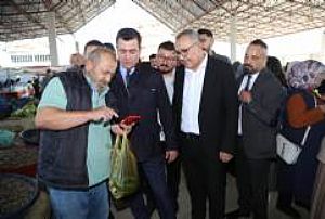 ŞEREFLİKOÇHİSAR ESNAF VE PAZAR YERİ ZİYARETLERİ