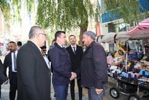 ŞEREFLİKOÇHİSAR ESNAF VE PAZAR YERİ ZİYARETLERİ