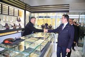 ŞEREFLİKOÇHİSAR ESNAF VE PAZAR YERİ ZİYARETLERİ