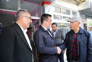 ŞEREFLİKOÇHİSAR ESNAF VE PAZAR YERİ ZİYARETLERİ