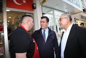 ŞEREFLİKOÇHİSAR ESNAF VE PAZAR YERİ ZİYARETLERİ