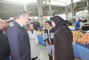 KEÇİÖREN - YAYLA MAHALLESİ PAZAR VE ESNAF ZİYARETLERİ