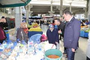 KEÇİÖREN - YAYLA MAHALLESİ PAZAR VE ESNAF ZİYARETLERİ