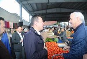 ALTINDAĞ HÜSEYİNGAZİ PAZAR YERİ VE ESNAF ZİYARETİ