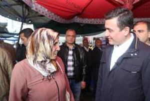 ALTINDAĞ HÜSEYİNGAZİ PAZAR YERİ VE ESNAF ZİYARETİ